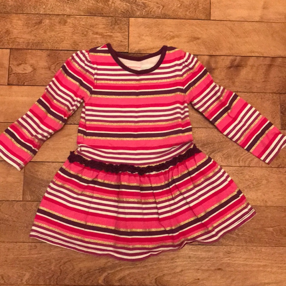 Striped dress, 24mos